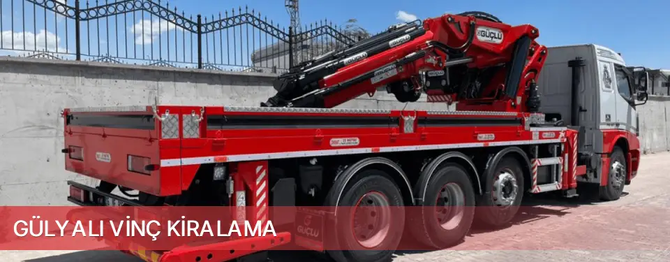 Gülyalı İlçemi Vinç Kiralama